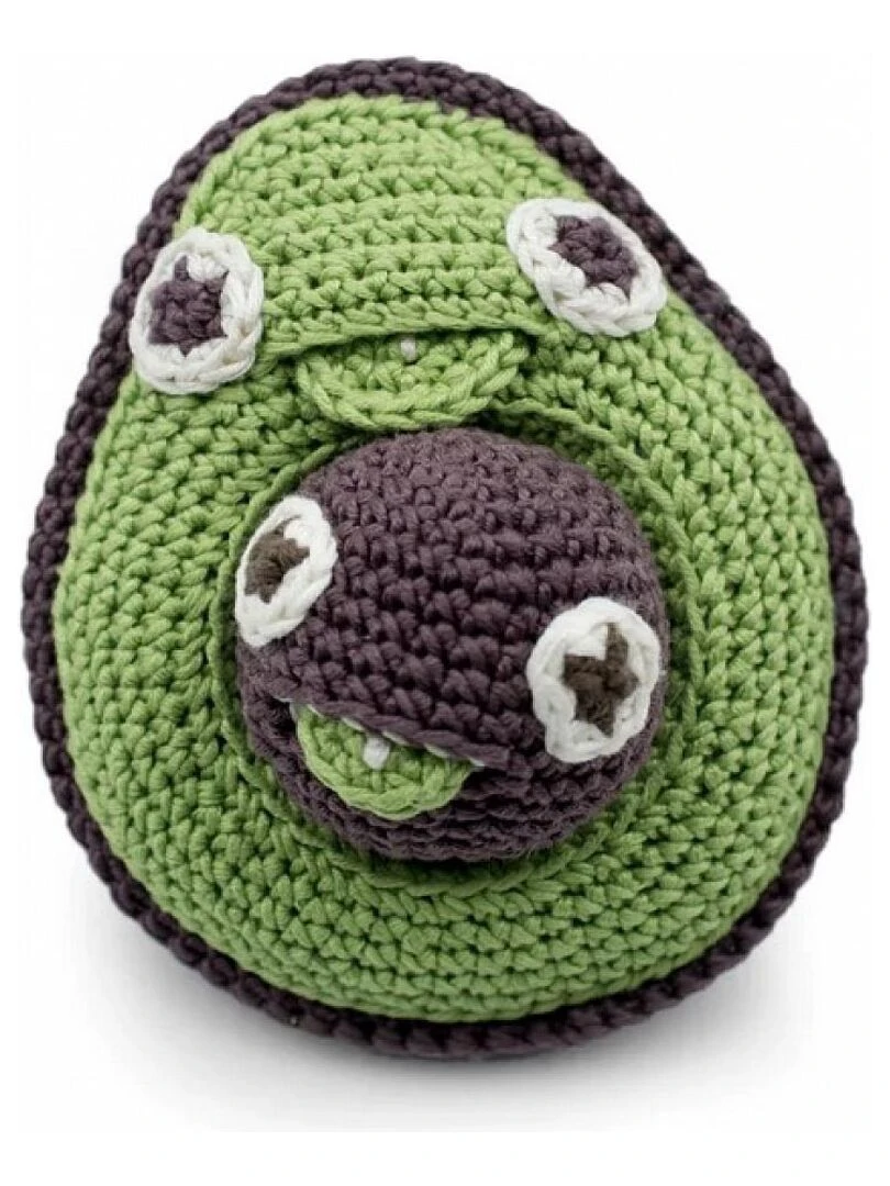Doudou Hochet Avocat coton BIO N/A