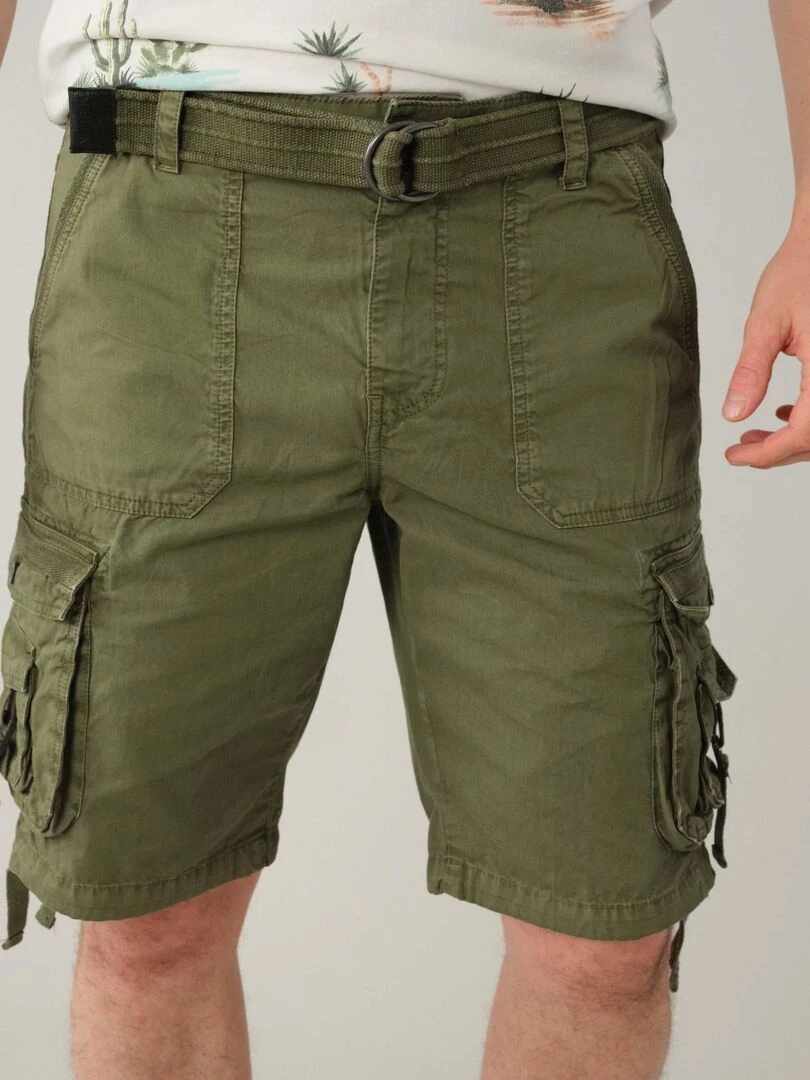 Bermuda casual pour homme 'Deeluxe'   Vert forêt