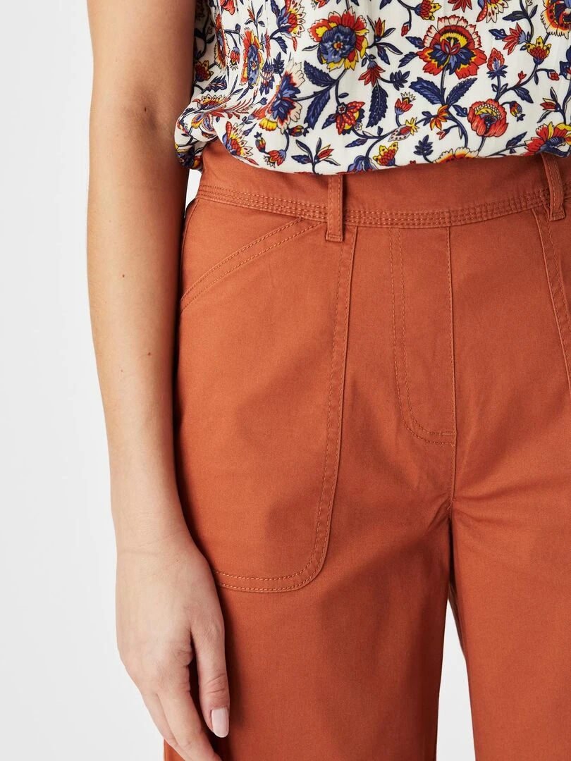 Bermuda transformable Damart Marron caramel