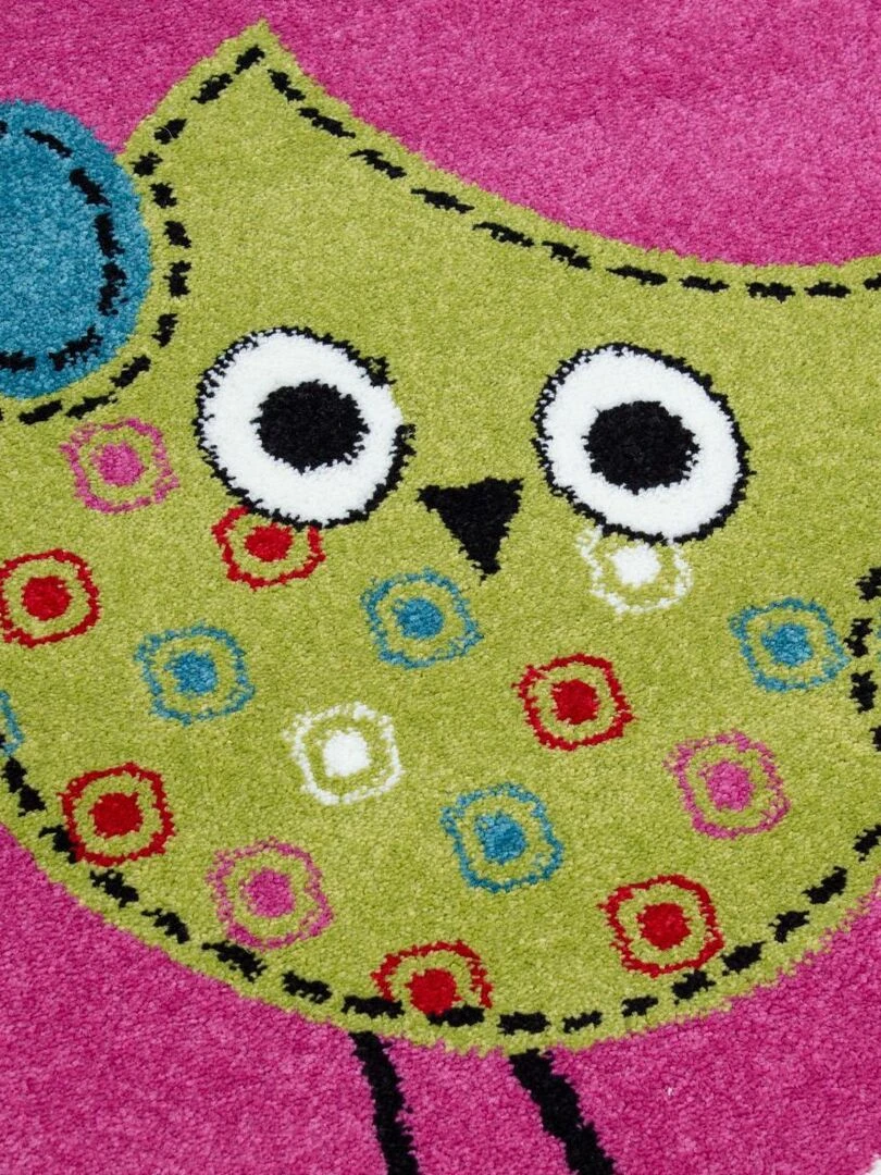 Tapis enfant KID'S COLL en polypropylène doux et soyeux OEKO TEX®   Violet