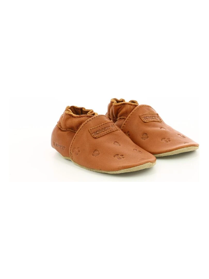 Chaussons Cuir Mywood Marron