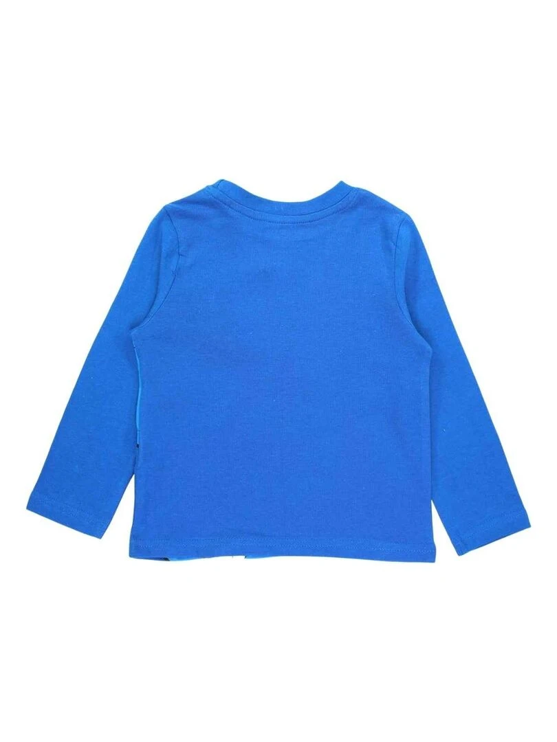 Sonic   Pyjama garçon imprimé Sonic en coton   Bleu