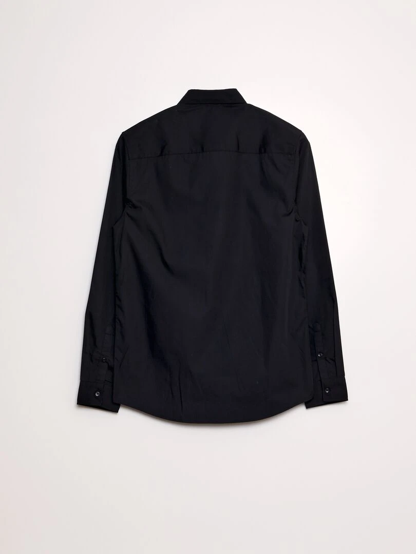 Chemise droite   noir