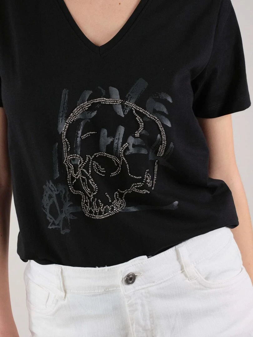 T shirt HELLAS   Noir