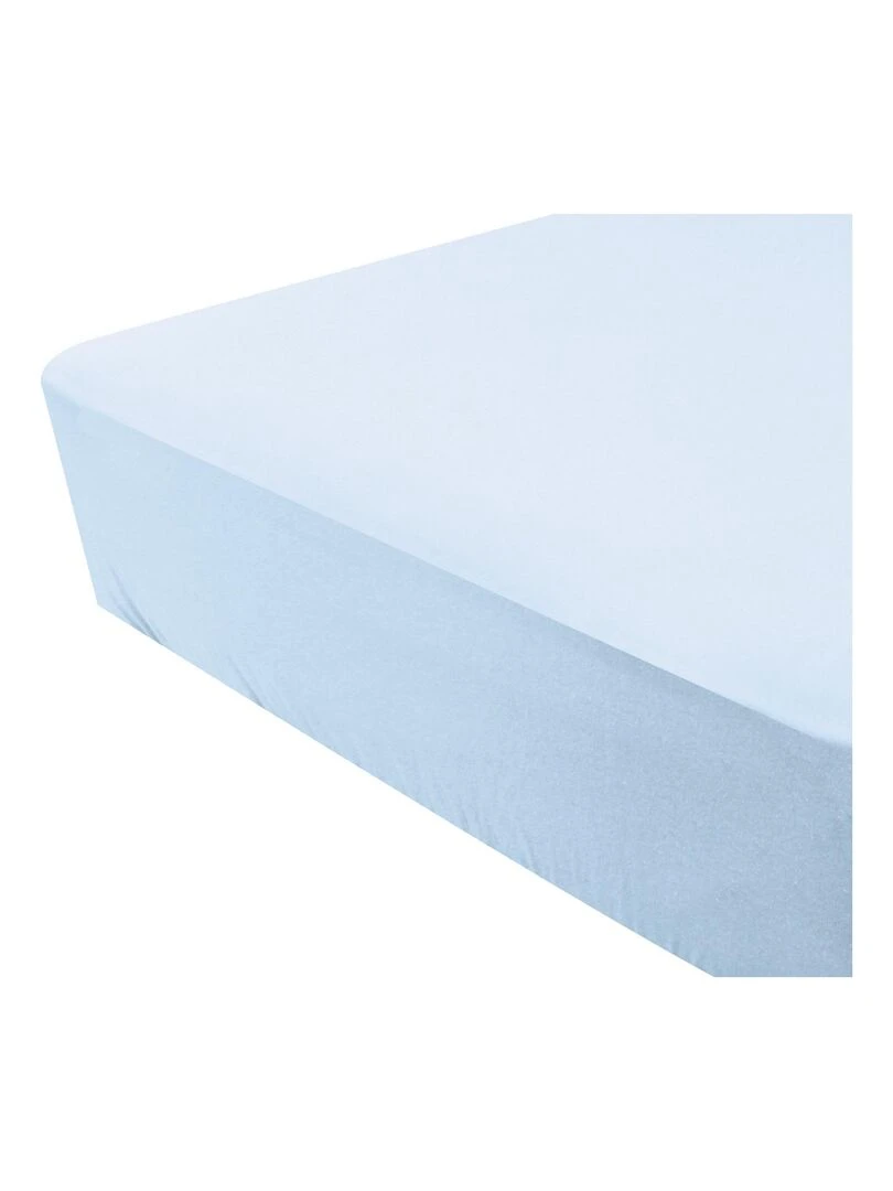 Drap housse imperméable 2 en 1 Bleu ciel