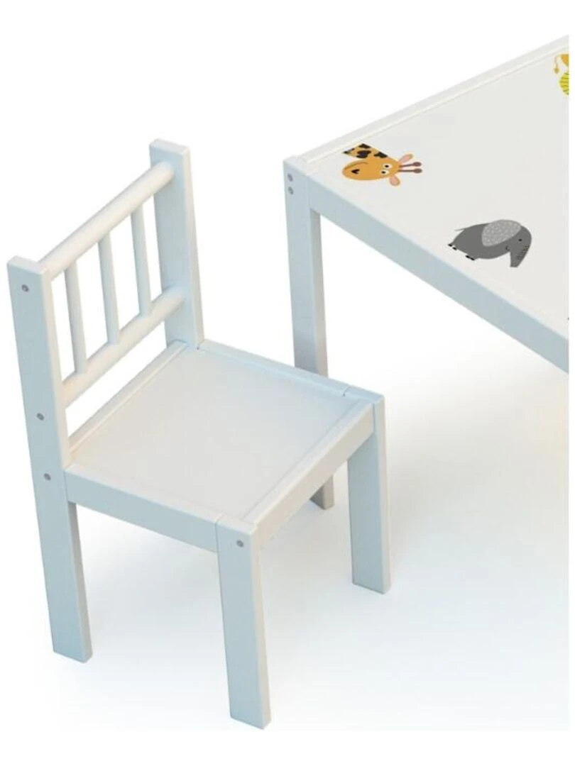 WEBABY   Chaise enfant Blanc   Blanc
