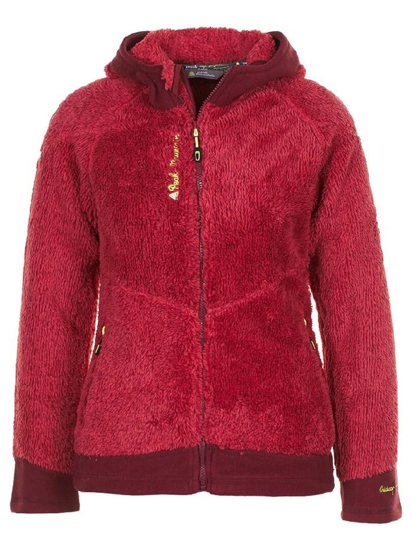 Blouson polaire femme ALMERIA Rose fushia
