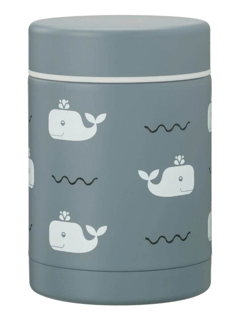 Thermos alimentaire Baleine bleue (300 ml) Gris foncé