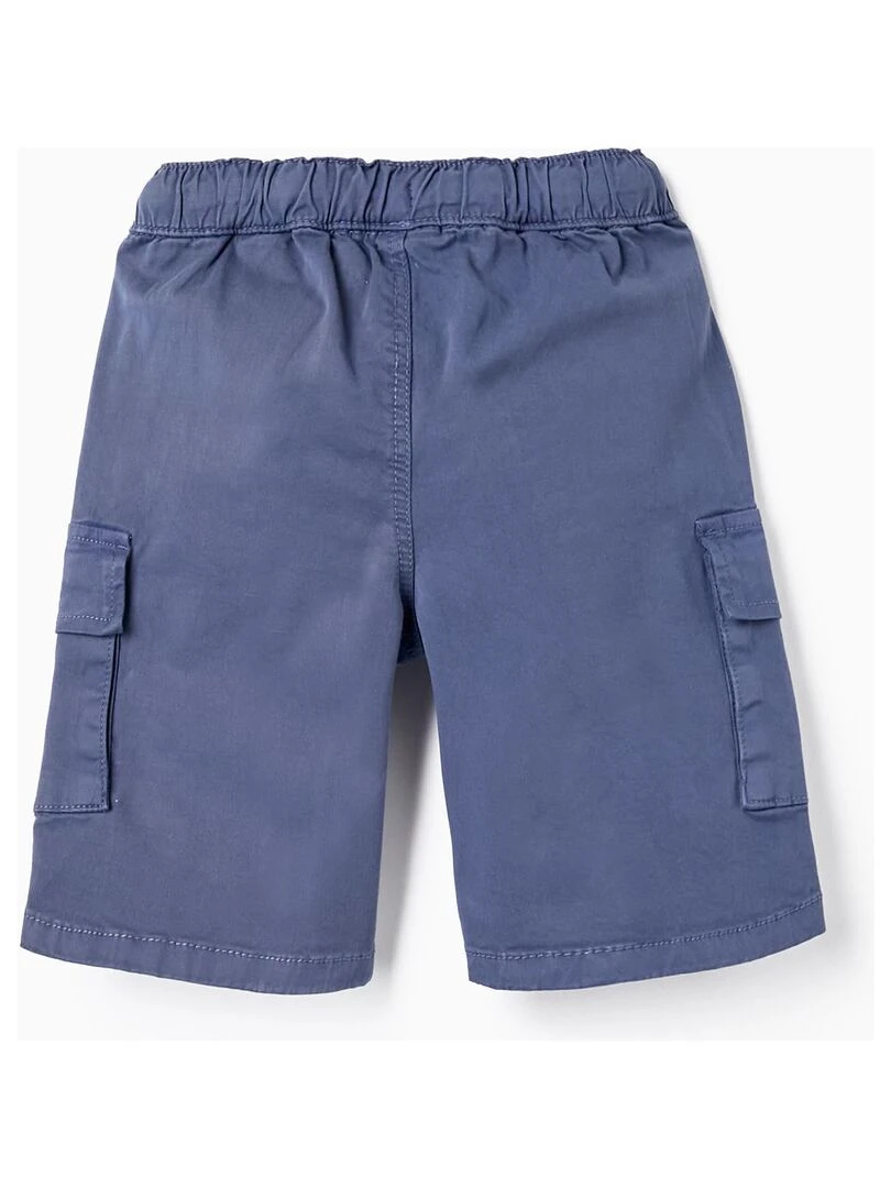 Shorts de sport en sergé pour garçon SICILIAN DAYS Bleu