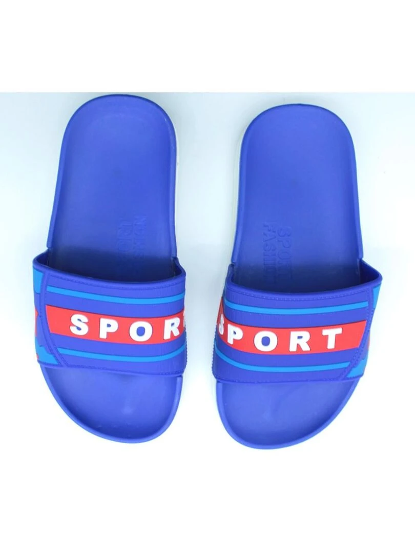 Claquettes sport Kebello   Bleu