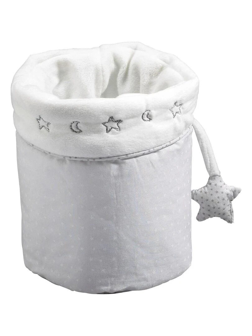Lot de 3 panières gigognes en coton gris SAUTHON Gris
