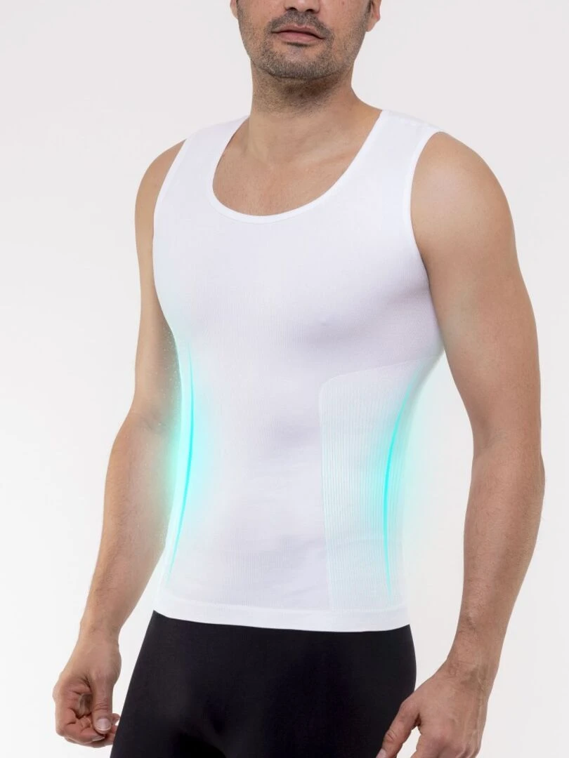 Débardeur sculptant et raffermissant CryoShape Blanc