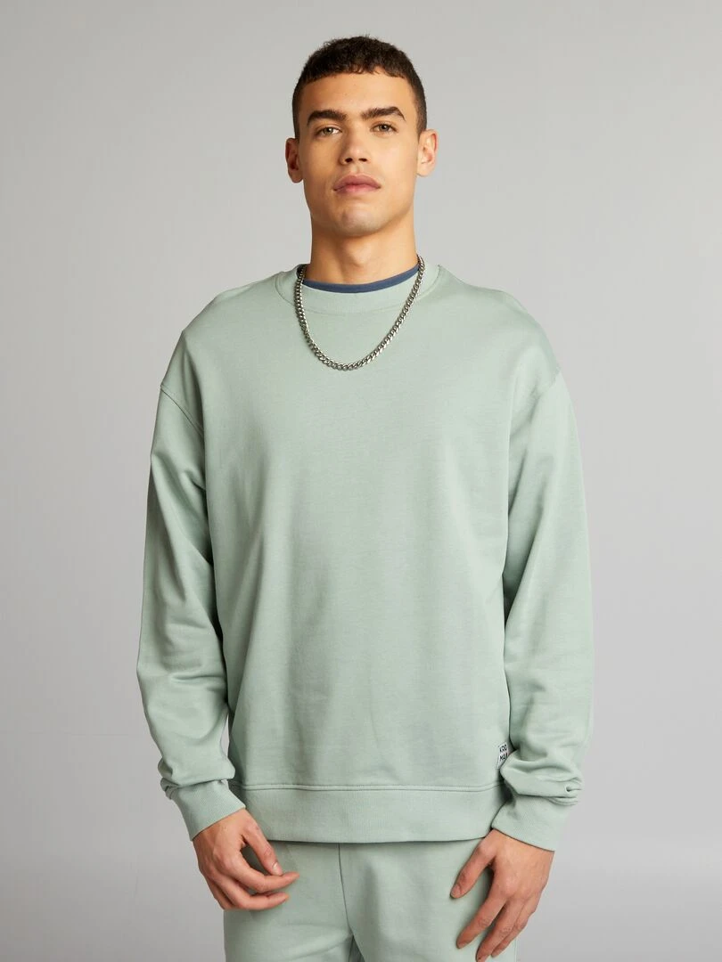 Sweat en molleton   Vert