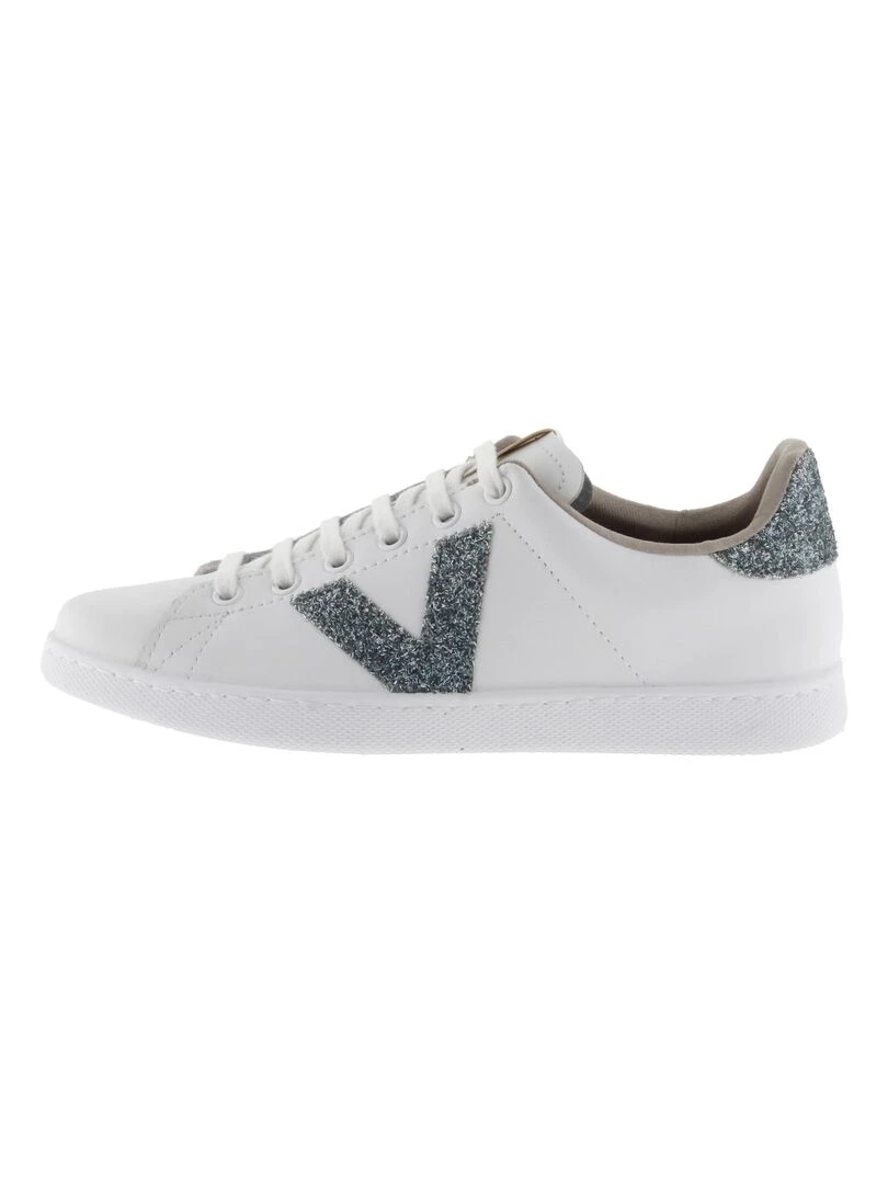 Basket Cuir Victoria 1125188 Bleu