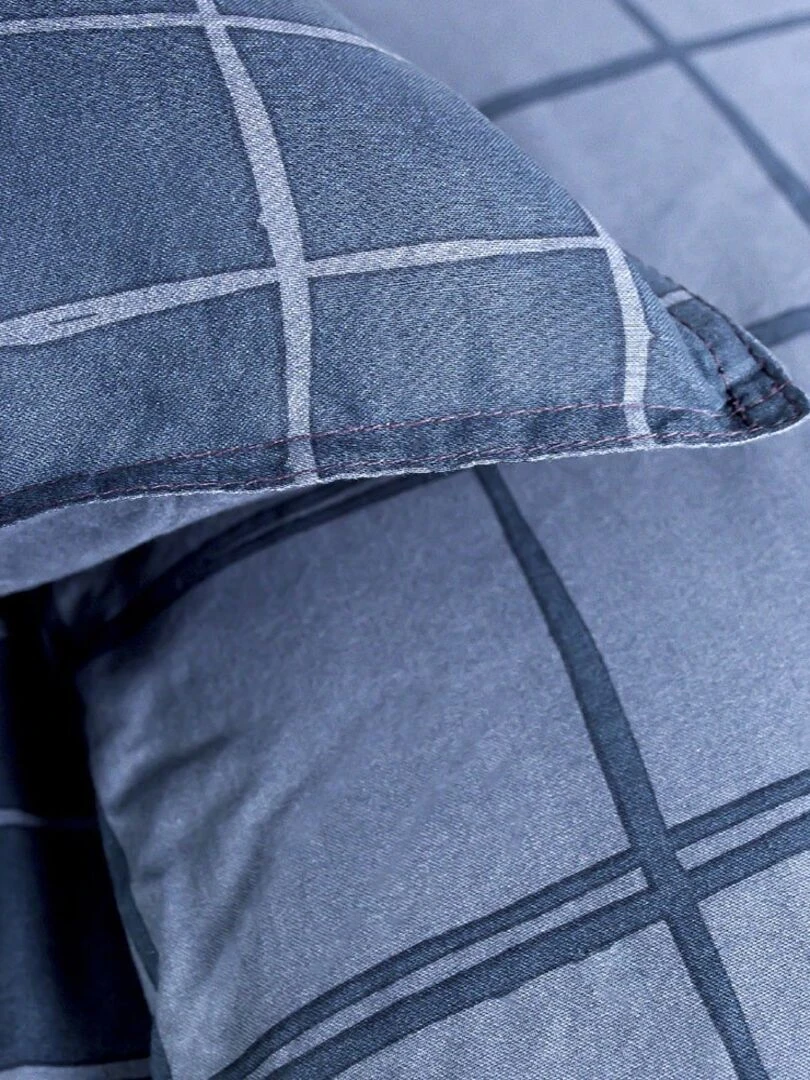 Housse de couette  Sunshine Unfalos + taie(s) 100% coton 57 fils   Bleu