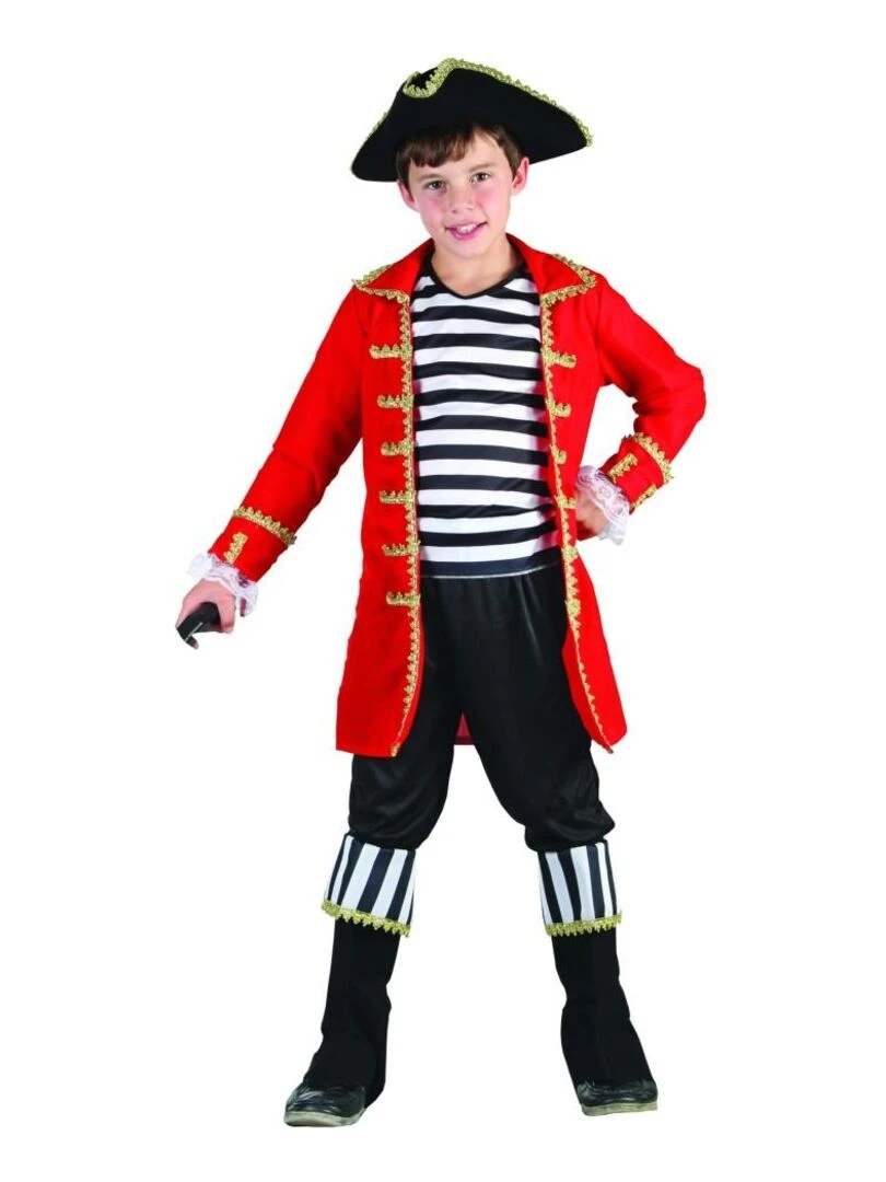 Déguisement Pirate corsaire luxe enfant Rouge