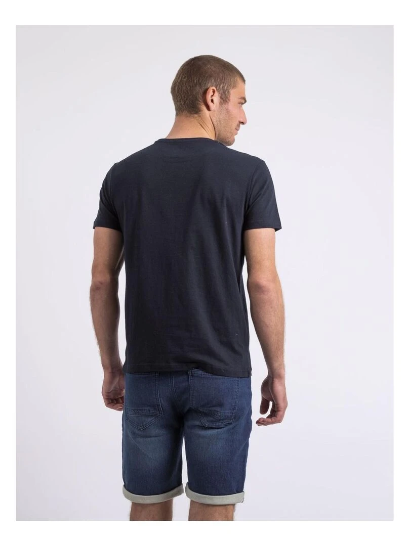 T shirt col rond NAGORI Bleu marine