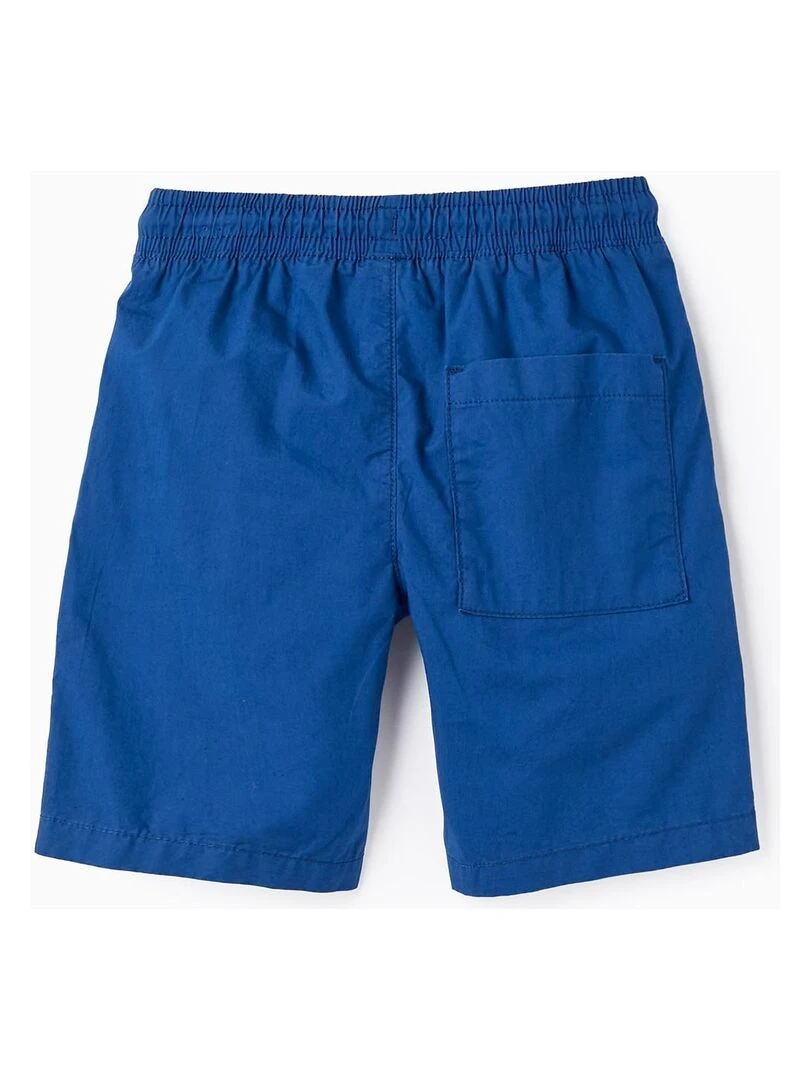 Shorts en Popeline pour Garçon EXPLORING AUSTRALIA Bleu foncé