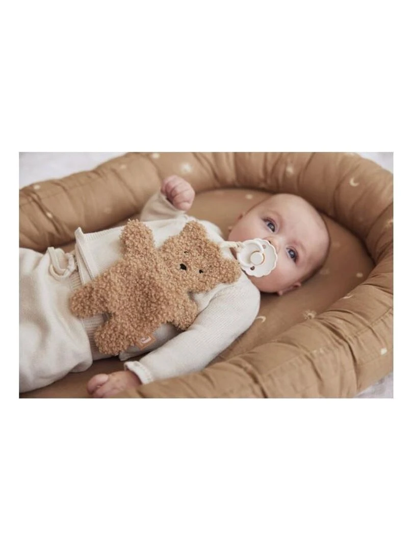 Attache Sucette Teddy Bear Biscuit   Jollein   Marron