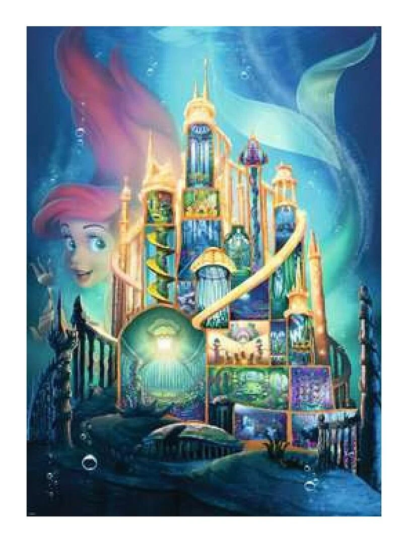 Puzzle 1000 p   ariel (collection château disney princ.)   N/A