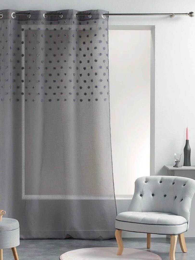 Voilage Melusine Gris