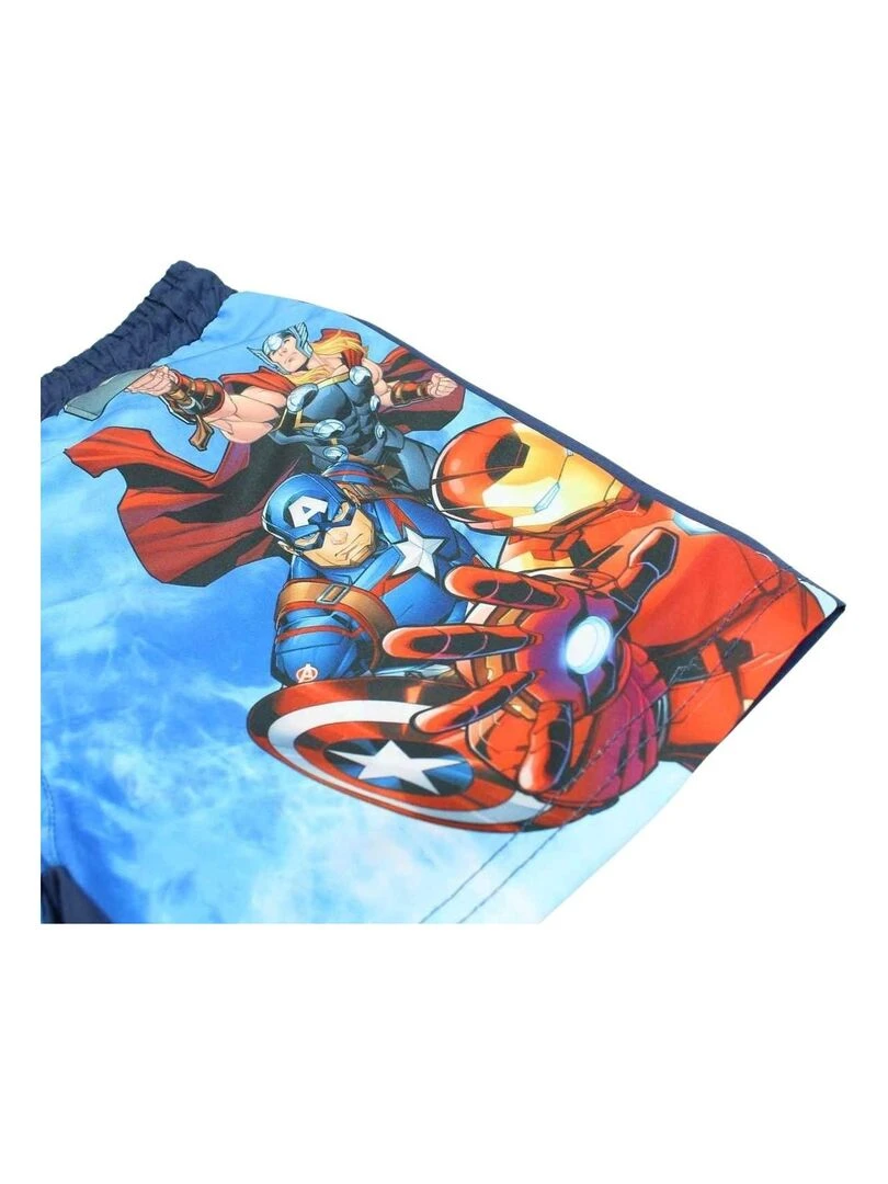 Avengers   Short De Bain garçon imprimé Avengers   Bleu