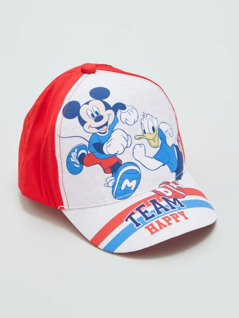 Casquette en toile 'Disney' Rouge