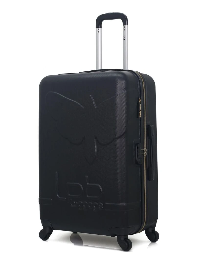LPB LUGGAGE   SET DE 3 ABS NORINE A 4 ROUES   Noir