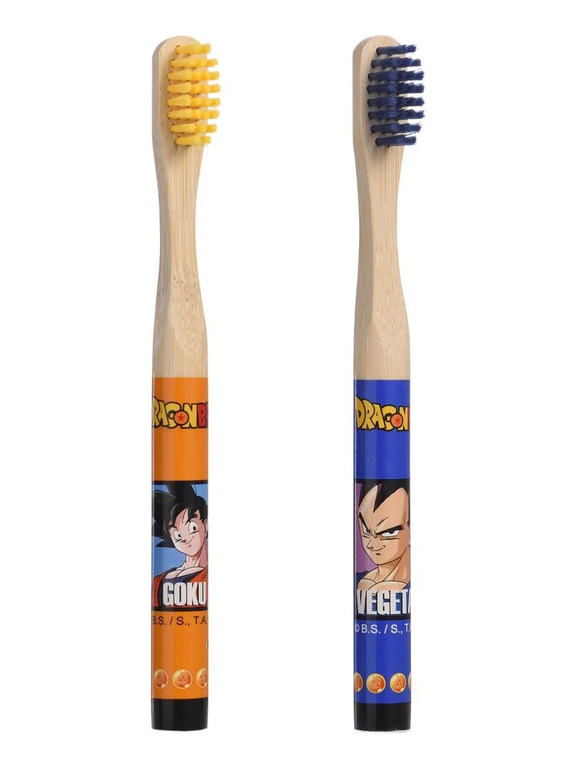 Dragon Ball Z Set de 2 Brosses à Dents en Bambou N/A