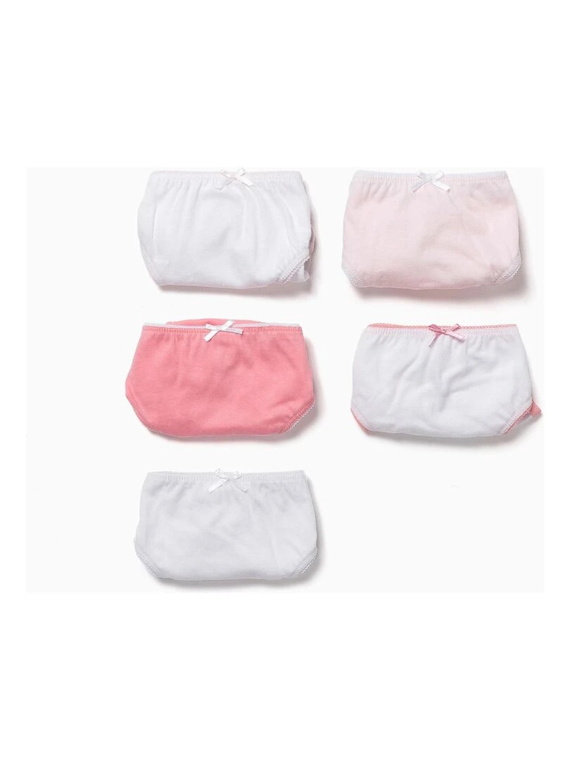 5 Culottes Fille ESSENTIALS LINE Multicolore