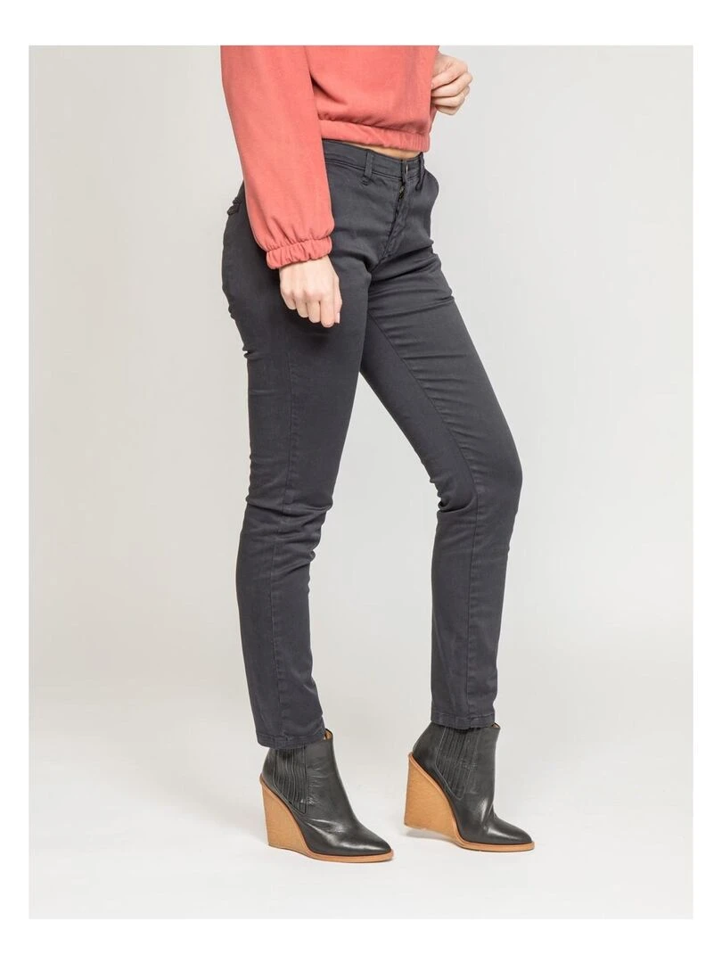 Pantalon chino slim ETERBERK Bleu marine
