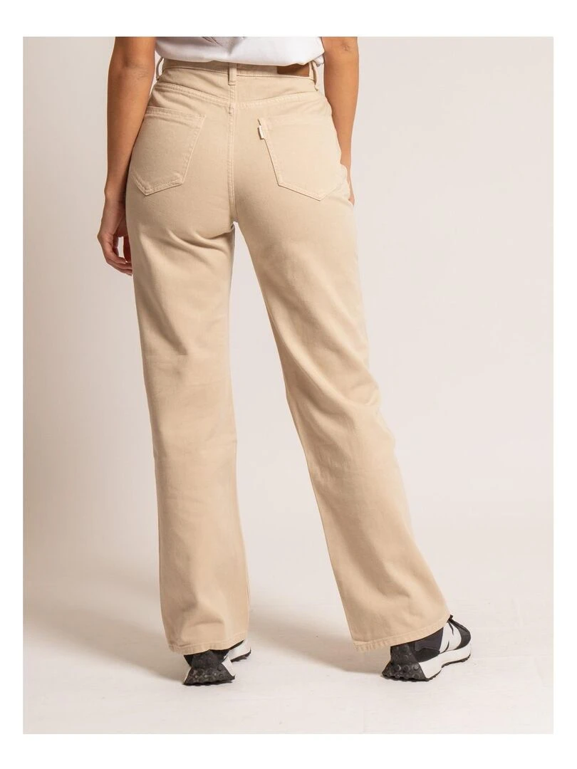 Pantalon coupe droite ERAM Beige