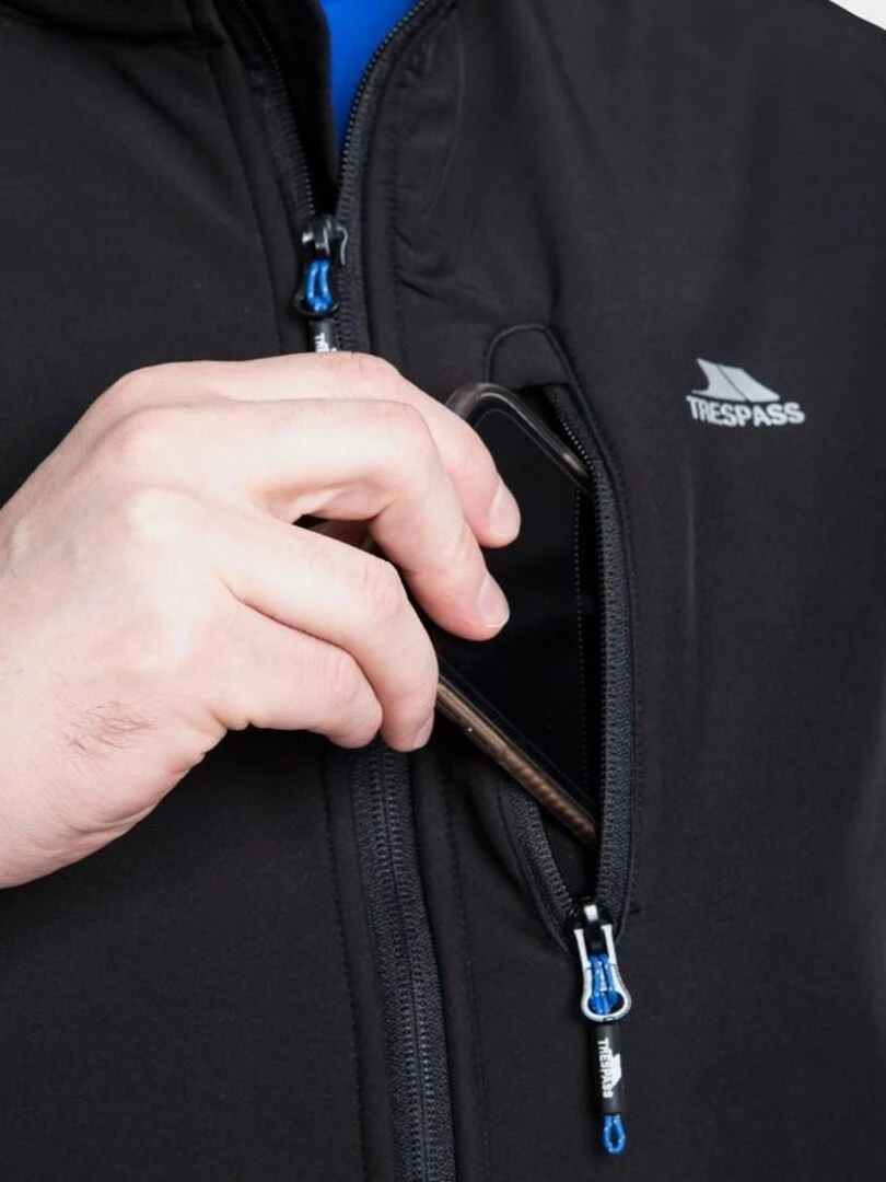 Trespass Vassus   Veste Softshell sans manches   Noir