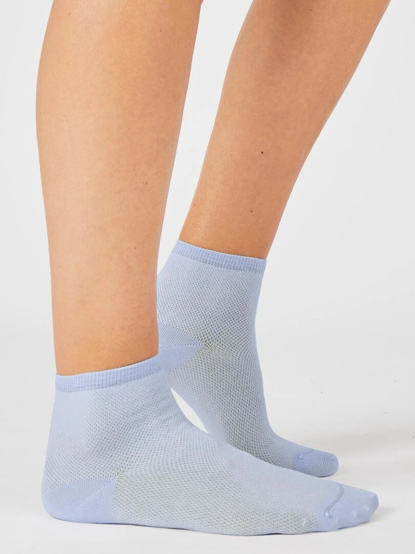 Lot de 2 paires de socquettes Climatyl Damart Bleu