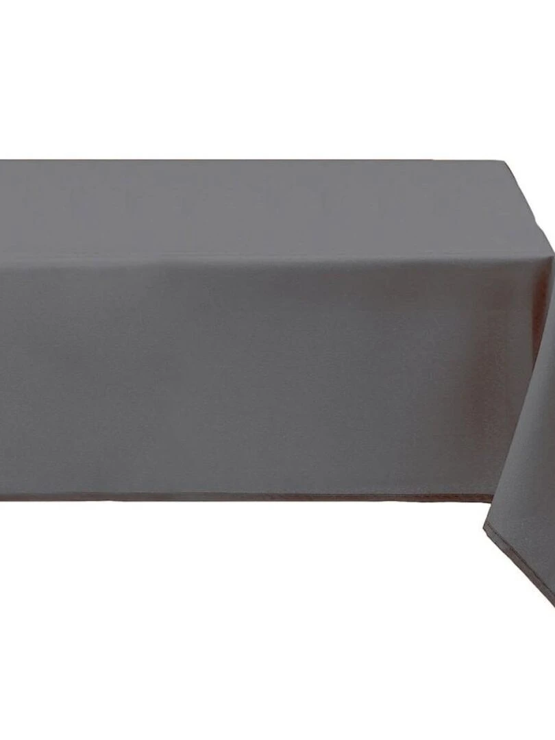 Nappe rectangulaire 140x240 cm uni gris   Gris