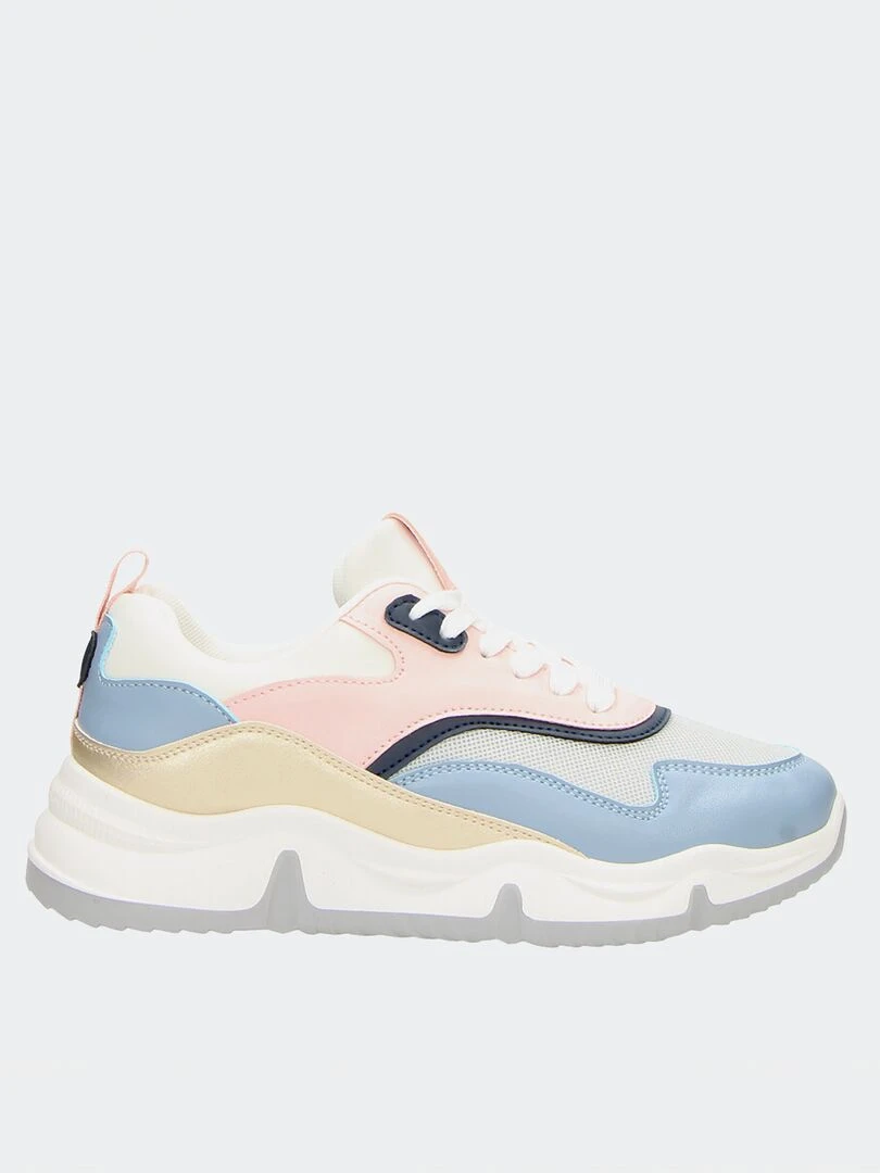 Baskets esprit running Bleu/Blanc