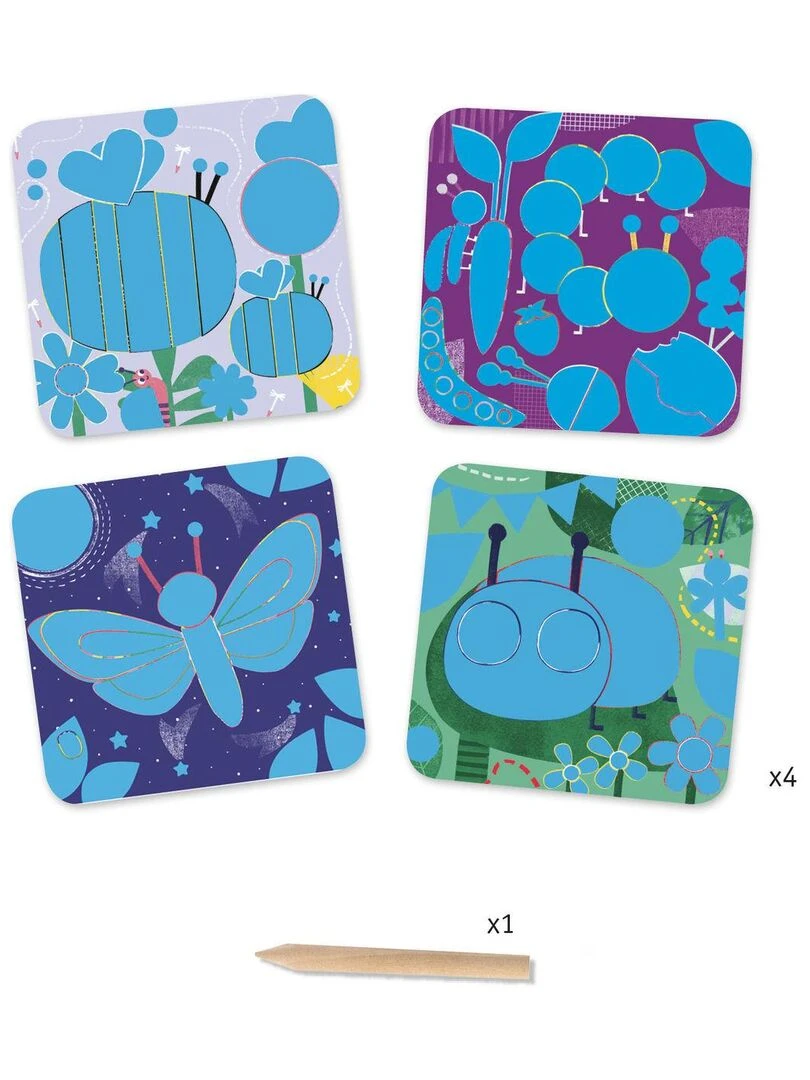 Carte A Gratter Toutes Petites Betes   N/A