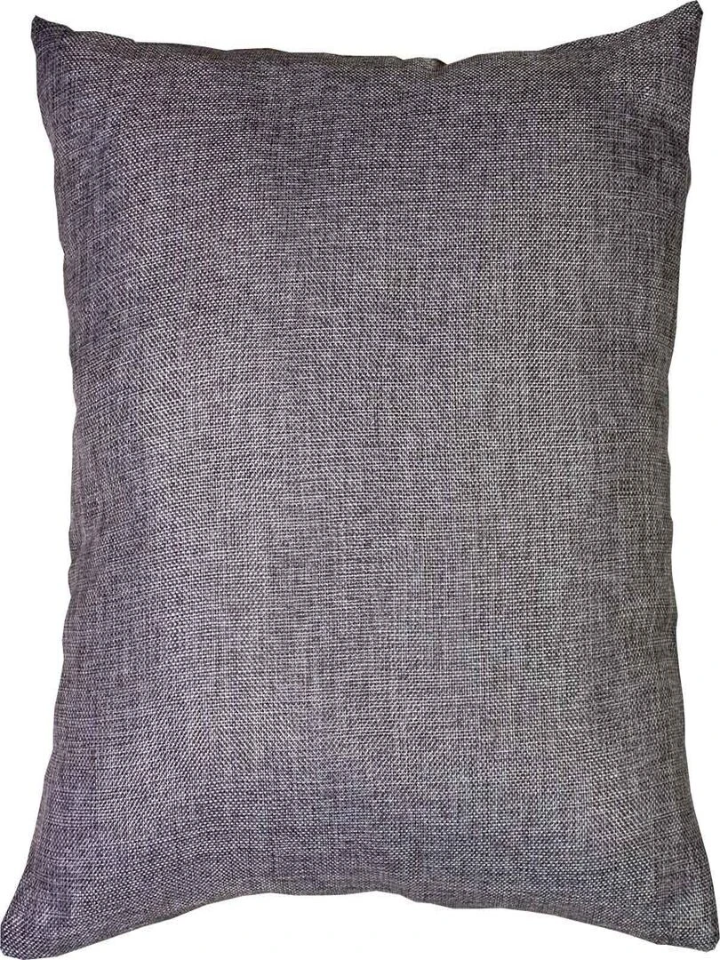 Coussin Déhoussable Effet Chiné Gris clair