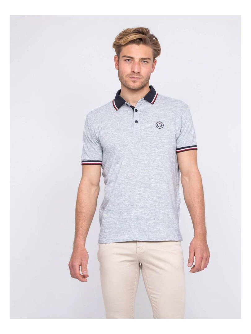 Polo pur coton PURILAX Bleu marine