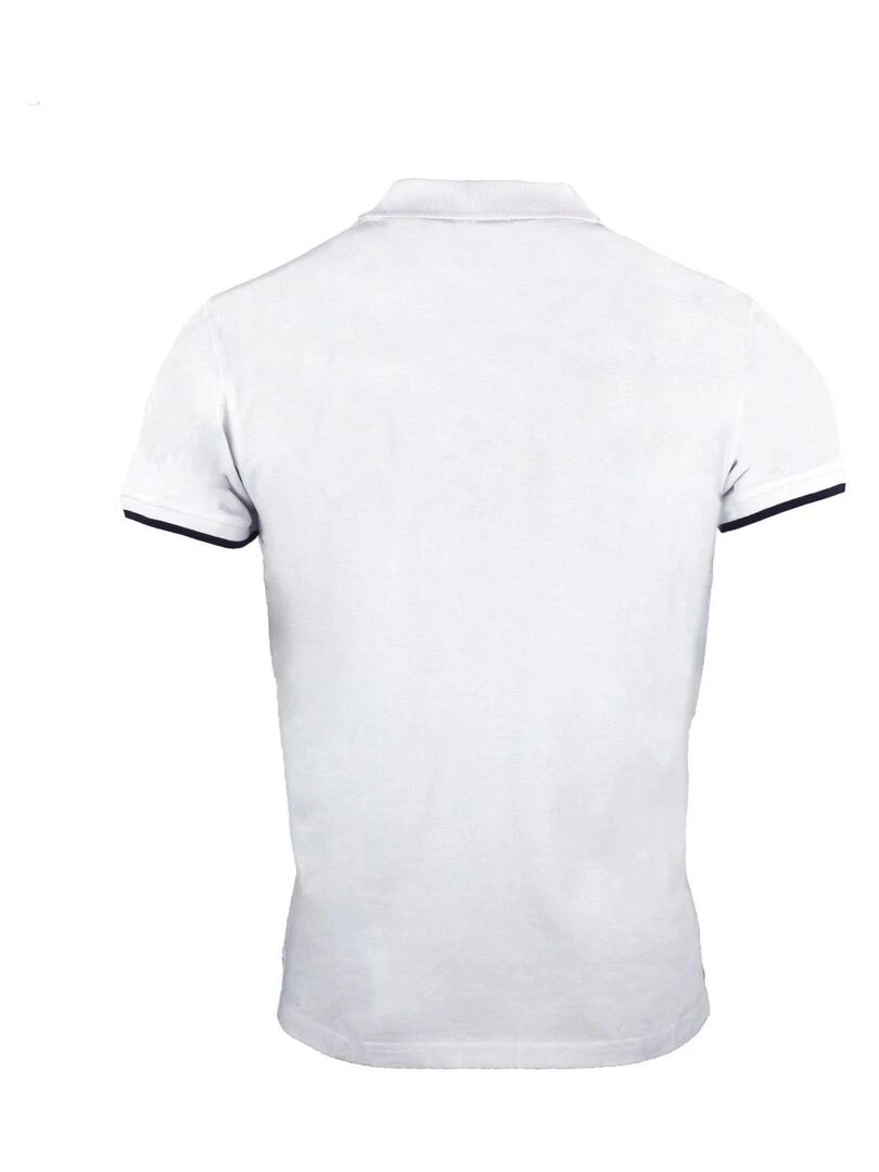 Polo manches courtes homme CEROCE PEAK MOUNTAIN Blanc