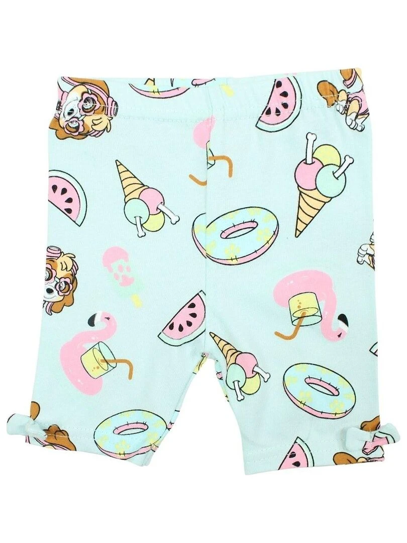 Paw Patrol   Ensemble ​​T shirt legging bébé fille Imprimé La Pat' Patrouille   Bleu