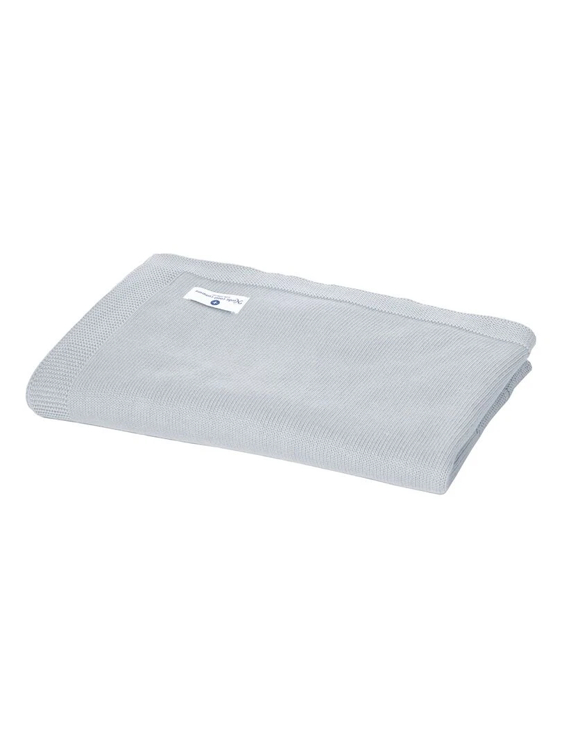 Couverture bébé nuage en coton 70 x 100 cm   Gris