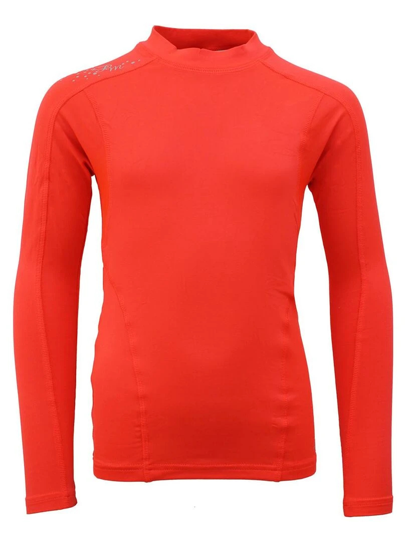 Top technique fille GANA PEAK MOUNTAIN Orange corail