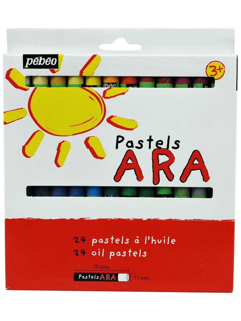 Boîte de 24 pastels à l'huile N/A