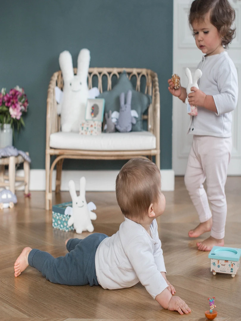 Peluche Ange Lapin Ice Blanc (32 Cm)   Blanc