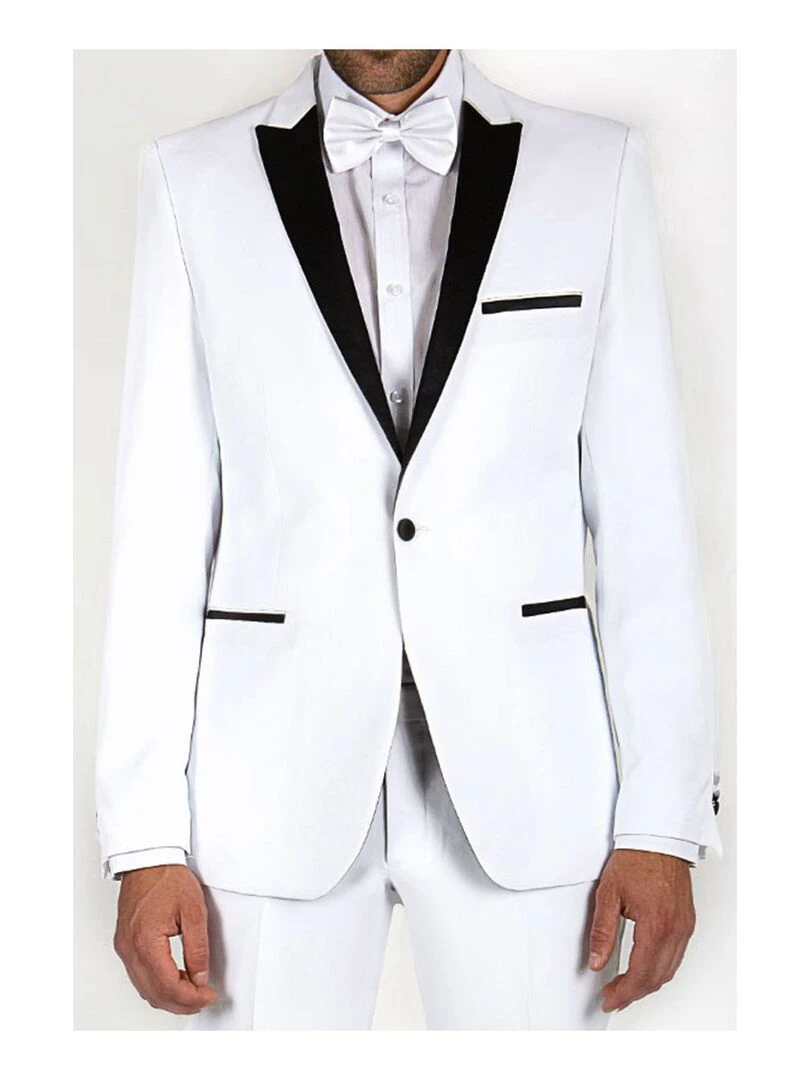 Veste de smoking Kebello Blanc Blanc