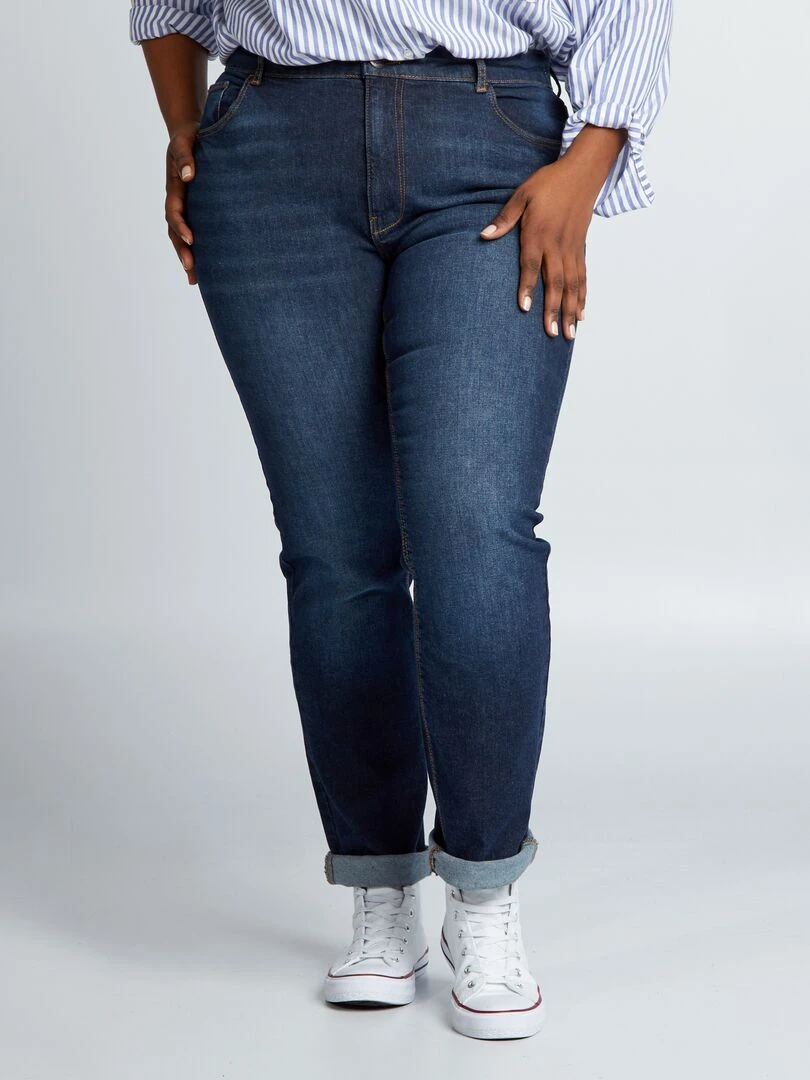 Jean regular 5 poches L30 Brut