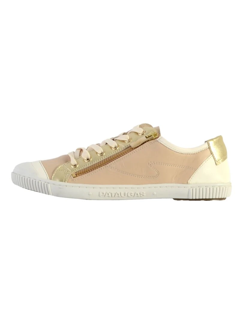 Basket Cuir Pataugas Bahia Beige