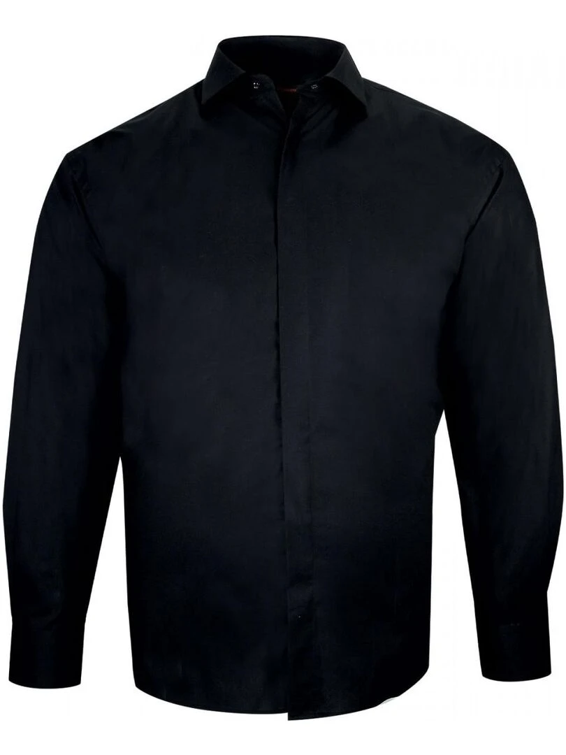 Chemise habillée gorge cachée CACHET Noir