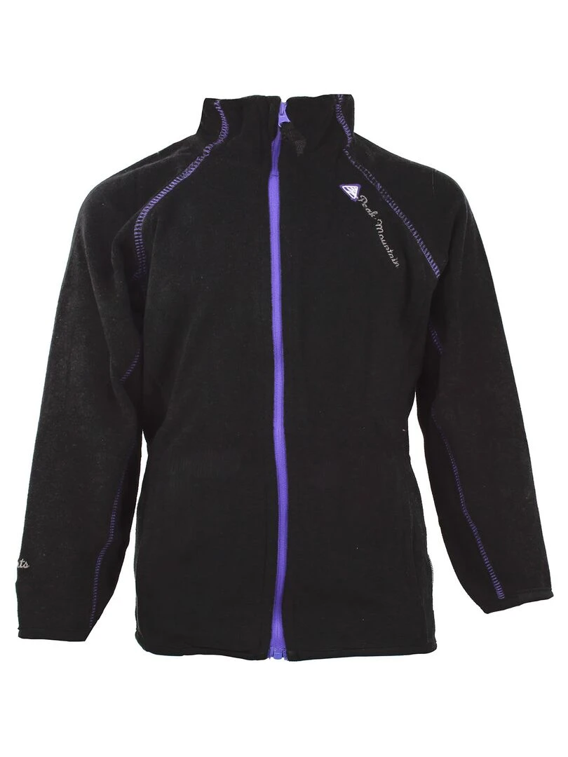 Blouson polaire fille FAFONE PEAK MOUNTAIN Noir Noir